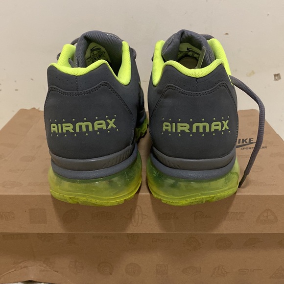 Rare Nike Air Max+ 2011 leather dark grey volt men’s size 10 (1) - Picture 5 of 5